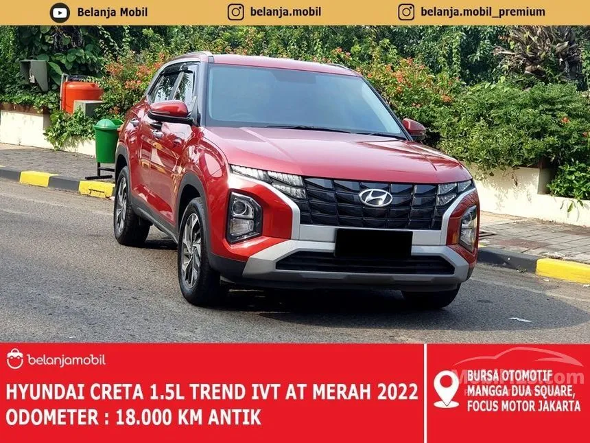 Jual Mobil Hyundai Creta 2022 Trend 1.5 di DKI Jakarta Automatic SUV Merah Rp 238.000.000