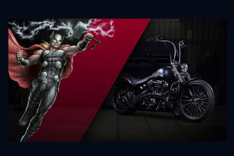Motor-motor Keren Hasil Kolaborasi Harley-Davidson dan Marvel 10