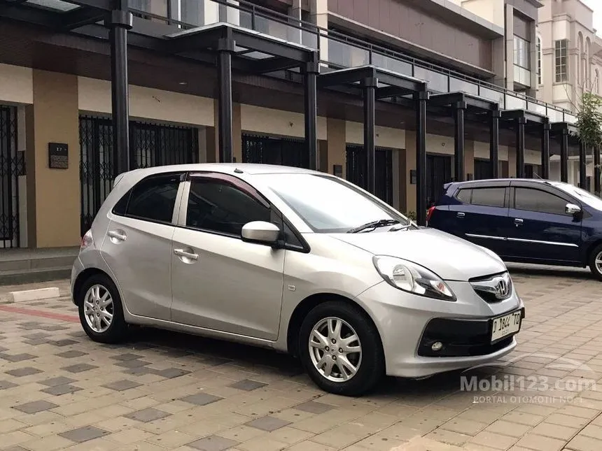 Jual Mobil Honda Brio 2013 Satya E 1.2 di Jawa Barat Manual Hatchback Silver Rp 87.000.000