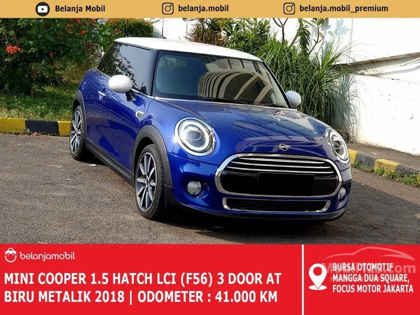 Jual Mobil MINI Cooper 2018 1.5 di Banten Automatic Hatchback Biru Rp 468.000.000