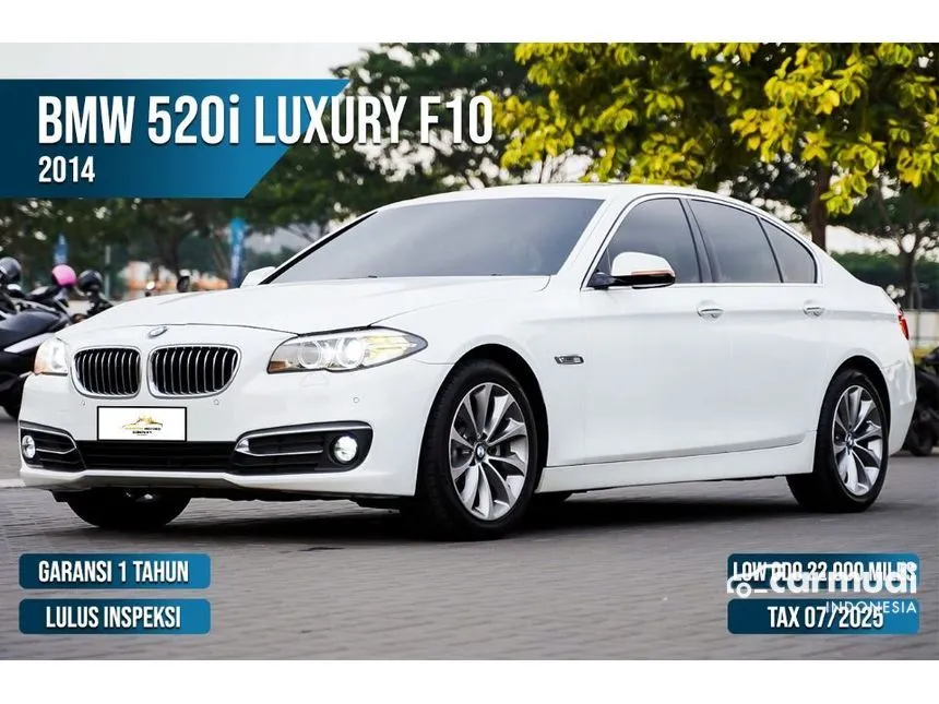 Jual Mobil BMW 520i 2014 Modern 2.0 di Banten Automatic Sedan Putih Rp 299.000.000