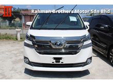 2015 Toyota Vellfire 2.5 X MPV (A) UNREG