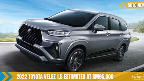 2022 Toyota Veloz Now Open For Booking in Malaysia - Est RM95,000