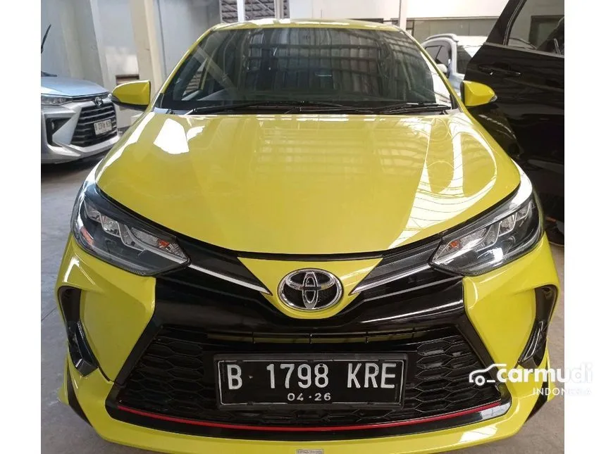 Jual Mobil Toyota Yaris 2021 TRD Sportivo 1.5 di Bali Automatic Hatchback Kuning Rp 215.000.000