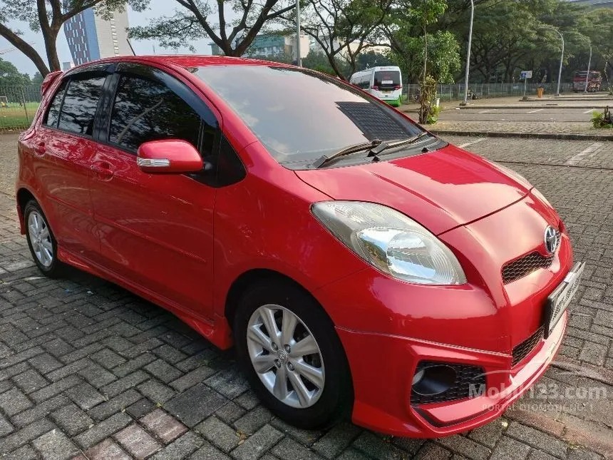 Jual Mobil Toyota Yaris 2012 S 1.5 di Banten Automatic Hatchback Merah Rp 119.000.000