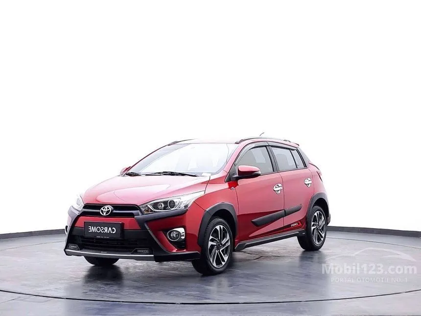 Jual Mobil Toyota Yaris 2017 TRD Sportivo Heykers 1.5 di Jawa Barat Manual Hatchback Merah Rp 159.000.000
