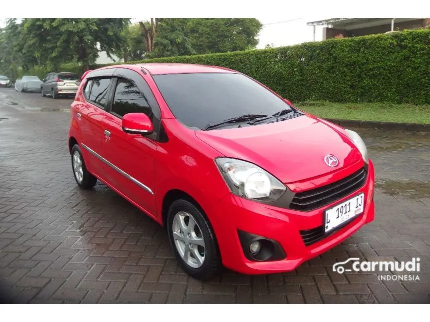 Jual Mobil Daihatsu Ayla 2018 X 1.0 di Jawa Timur Automatic Hatchback Merah Rp 110.000.009