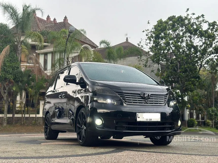 Jual Mobil Toyota Vellfire 2009 V 2.4 di Jawa Timur Automatic MPV Hitam Rp 239.900.000