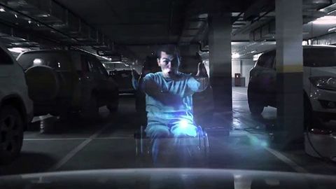 In Russia, Holograms Put Inconsiderate OKU Parking Spot Abusers In Their Place