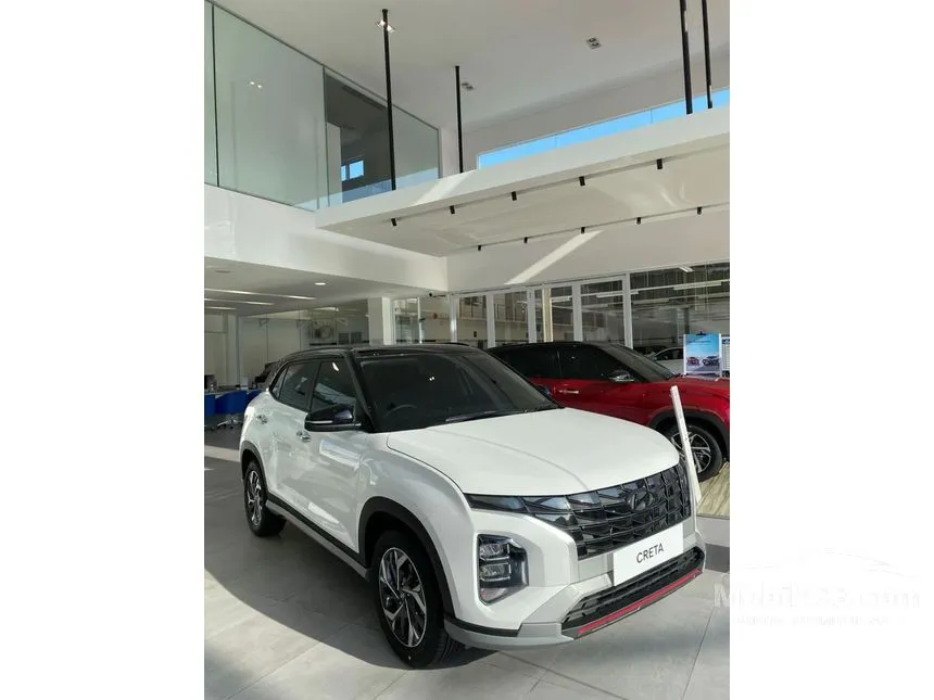 Jual Mobil Hyundai Creta 2024 Prime 1.5 di Banten Automatic SUV Putih Rp 359.000.000