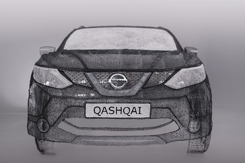 Patung Terbesar New Nissan Qashqai 4