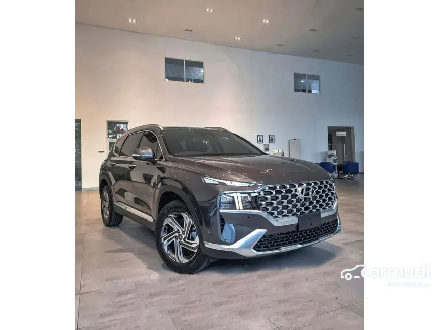 Jual Mobil Hyundai Santa Fe 2023 CRDi Signature 2.2 di Banten Automatic SUV Abu