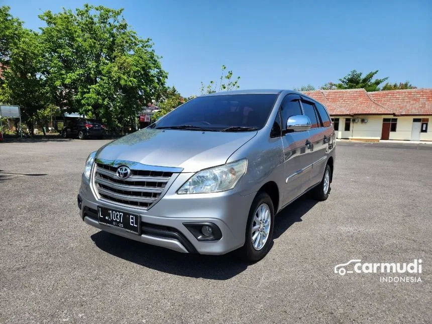 Jual Mobil Toyota Kijang Innova 2014 E 2.0 di Jawa Timur Automatic MPV Silver Rp 144.000.000