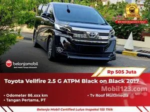 2017 Toyota Vellfire 2.5 G MPV