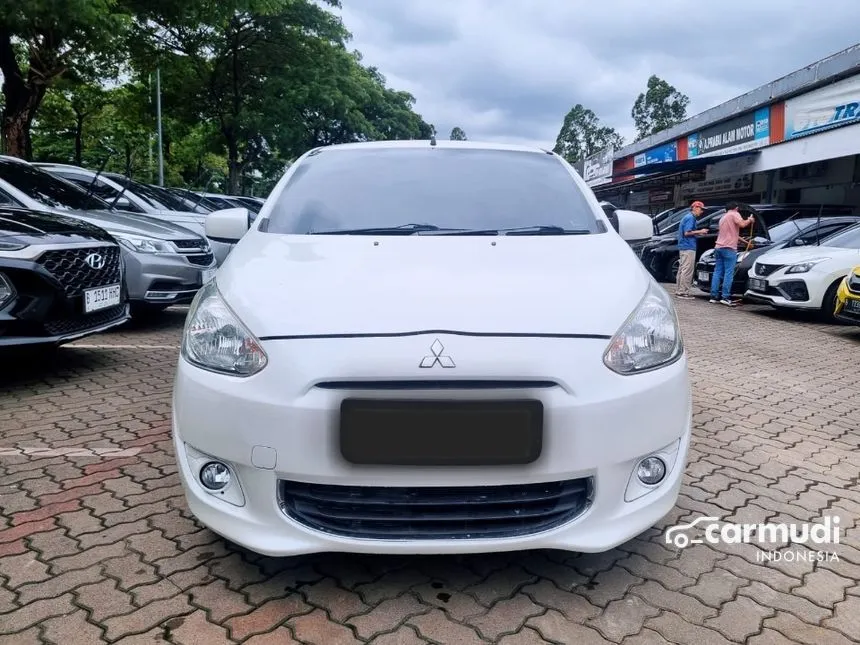 Jual Mobil Mitsubishi Mirage 2012 GLX 1.2 di DKI Jakarta Manual Hatchback Putih Rp 67.500.000