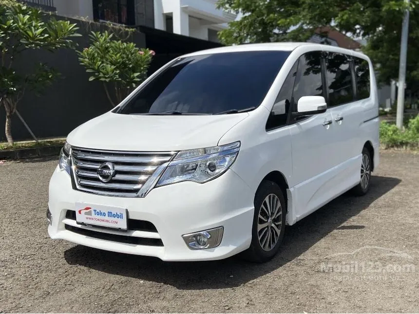 Jual Mobil Nissan Serena 2017 Highway Star 2.0 di Banten Automatic MPV Putih Rp 195.000.000
