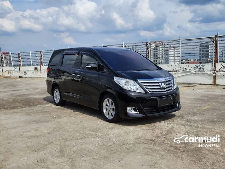Jual Mobil Toyota Alphard 2013 G 2.4 di DKI Jakarta Automatic MPV Hitam Rp 345.000.000