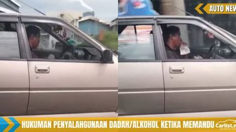 Hidu Gam Dalam Kereta Sambil Bawa Anak 4 Tahun - Polis Siasat Suami Isteri
