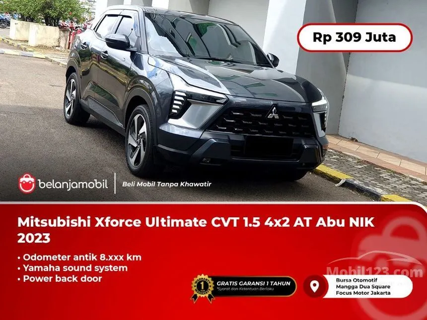 Jual Mobil Mitsubishi XFORCE 2023 Ultimate 1.5 di Jawa Barat Automatic Wagon Abu