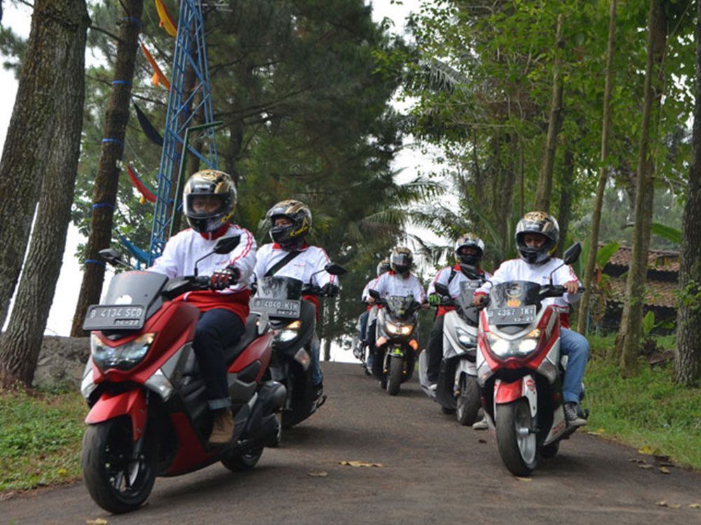 Komunitas Wartawan Pengguna Yamaha Nmax-Xmax Lakukan Touring Kemerdekaan