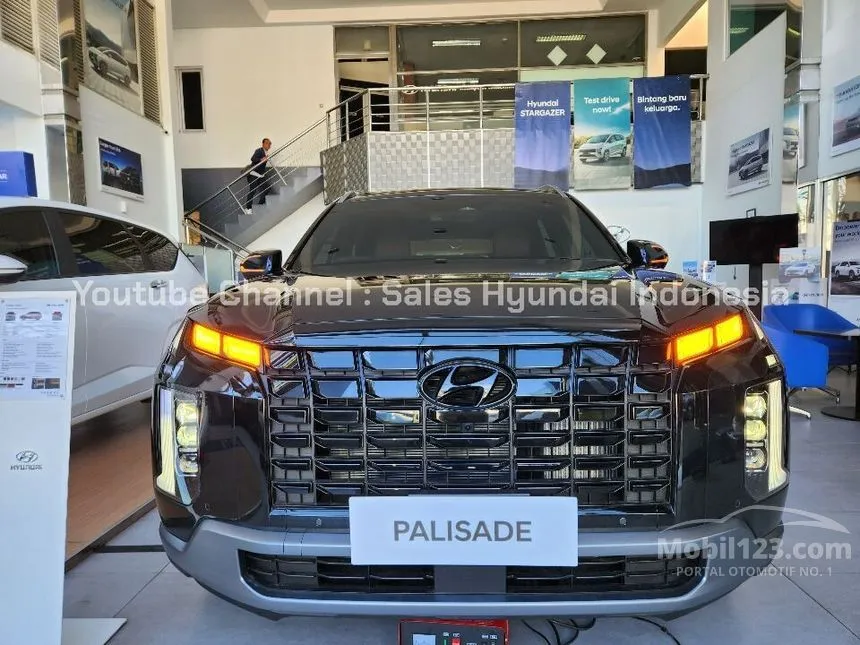 Jual Mobil Hyundai Palisade 2023 Signature 2.2 di Banten Automatic Wagon Biru Rp 800.000.000
