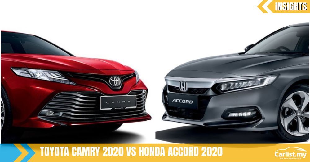 Honda Accord 2020 vs Toyota Camry 2020 - Insights | Carlist.my