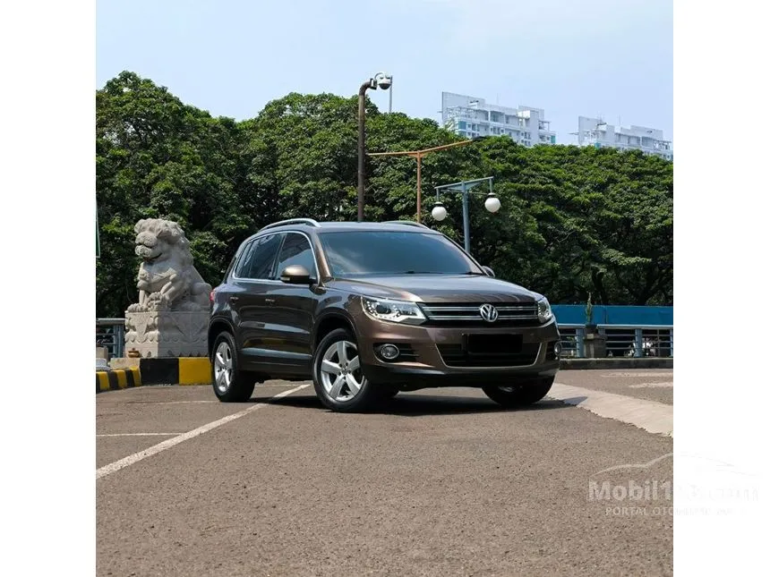 Jual Mobil Volkswagen Tiguan 2014 TSI 1.4 di DKI Jakarta Automatic SUV Coklat Rp 138.000.000