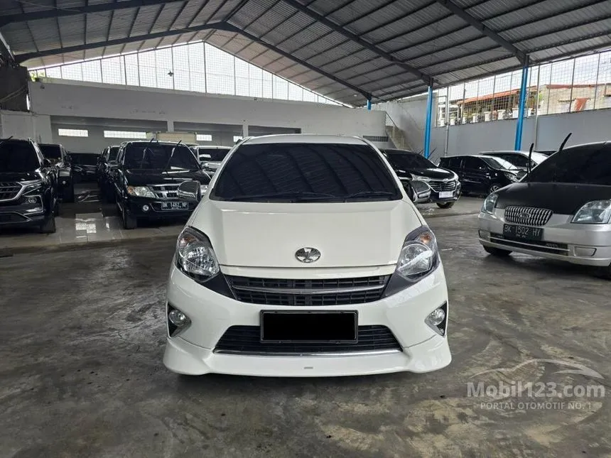 Jual Mobil Toyota Agya 2014 TRD Sportivo 1.0 di Sumatera Utara Automatic Hatchback Putih Rp 98.000.000
