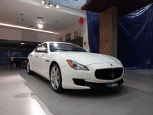 2017 Maserati Quattroporte 3.0 S Sedan White on Brown, 4 Electric Seat 2+2, Rear Climate Control,Pajak hidup, baru perpanjang Februari 2021