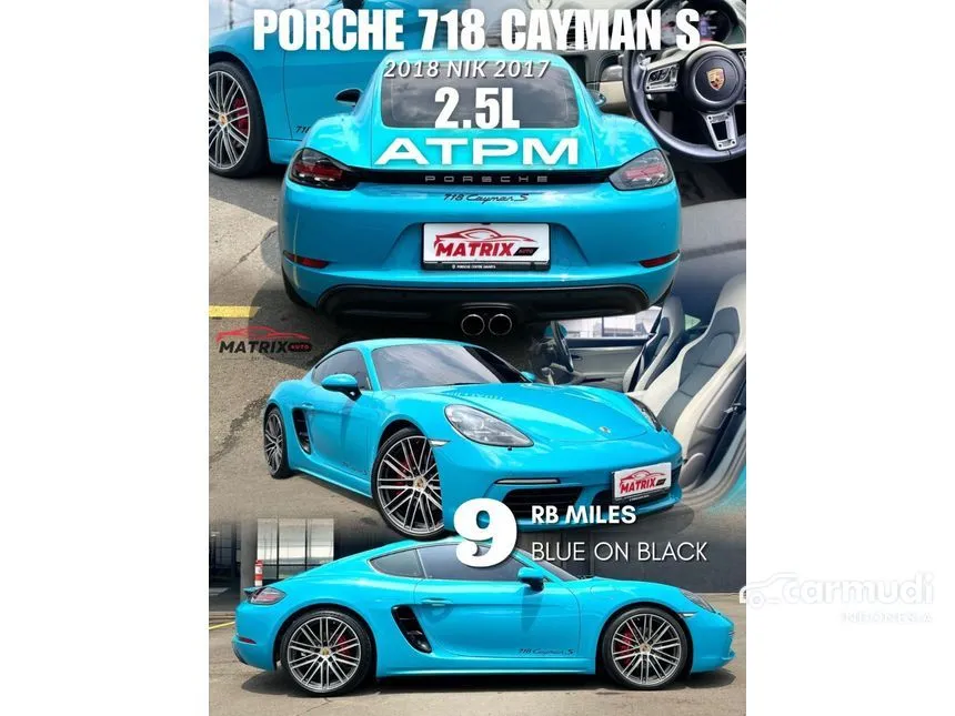 2017 Porsche 718 Cayman S Coupe