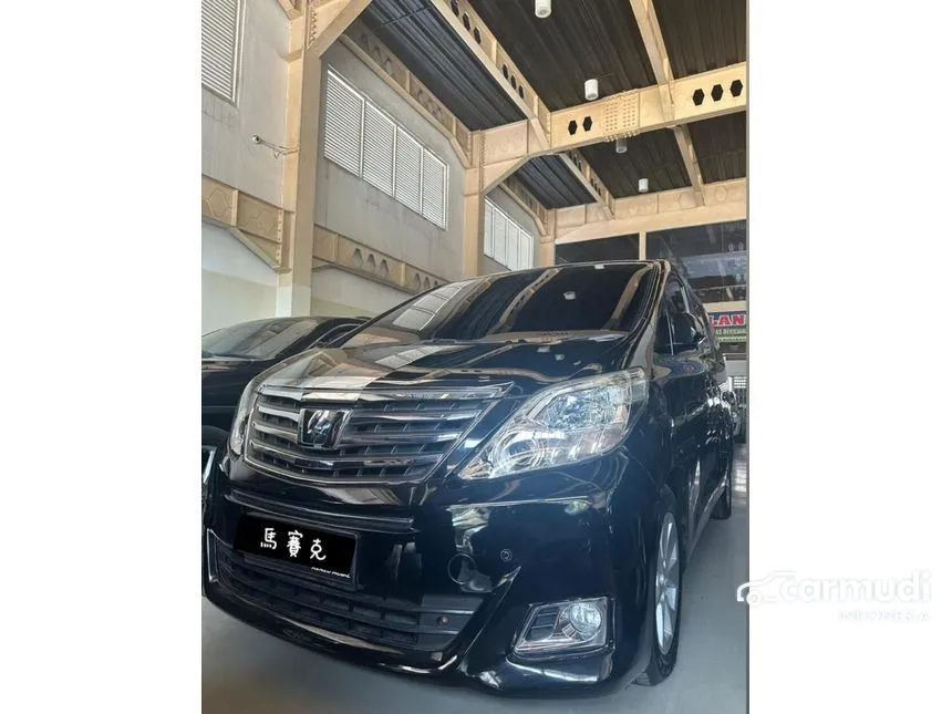 Jual Mobil Toyota Alphard 2014 G 2.4 di Jawa Timur Automatic MPV Hitam Rp 450.000.000