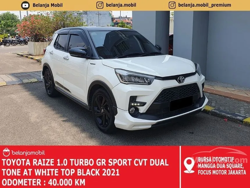 Jual Mobil Toyota Raize 2021 GR Sport (2 Tone) 1.0 di DKI Jakarta Automatic SUV Putih Rp 212.000.000
