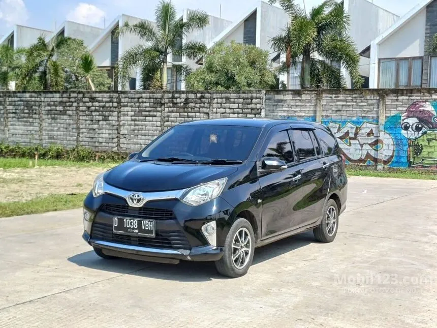 Jual Mobil Toyota Calya 2016 G 1.2 di Jawa Barat Manual MPV Hitam Rp 95.000.000