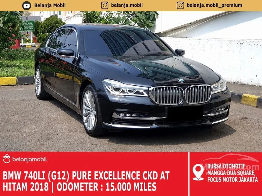Jual Mobil BMW 740Li 2018 3.0 di DKI Jakarta Automatic Sedan Hitam Rp 720.000.000