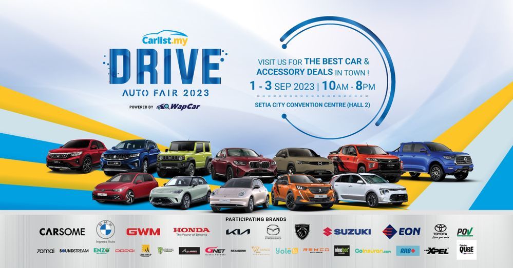 The Best CARSOME deals and offers are coming to Carlist DRIVE Auto Fair 2023!