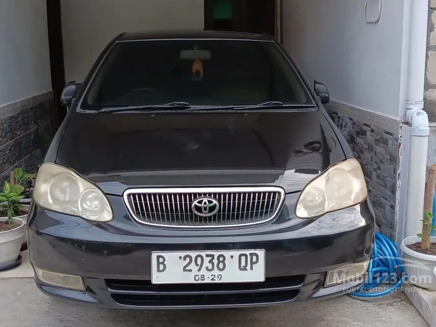 Jual Mobil Toyota Corolla Altis 2002 G 1.8 di DKI Jakarta Manual Sedan Hitam Rp 69.000.000