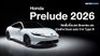 Honda Prelude 2026 จัดเต็มทั้งเบรก Brembo และช่วงล่าง Dual-axis จาก Type R