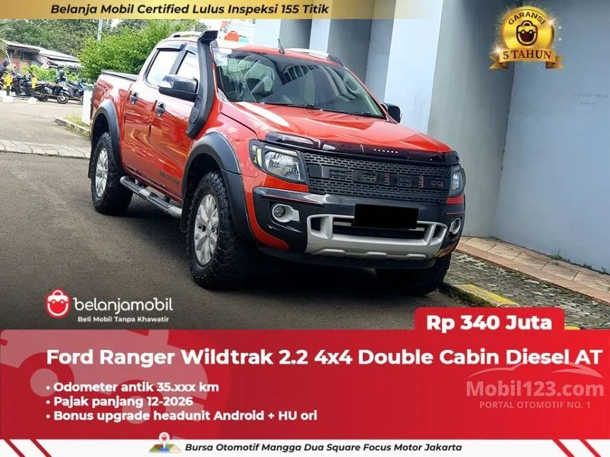 2014 Ford Ranger Double Cab Wildtrak 4X4 Pickup