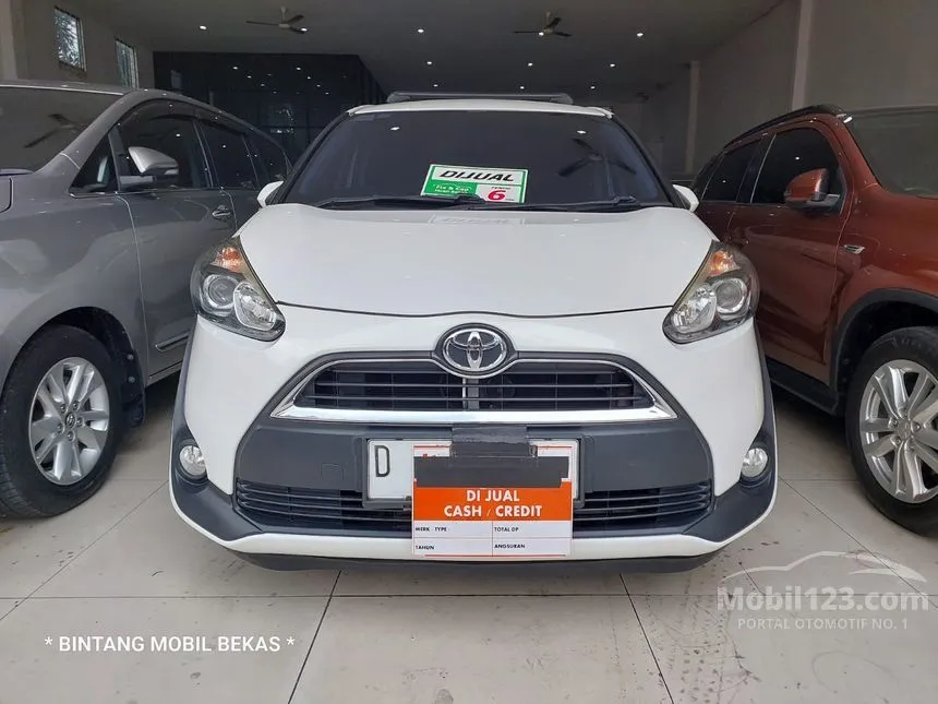 Jual Mobil Toyota Sienta 2017 V 1.5 di Jawa Barat Automatic MPV Putih Rp 175.000.000