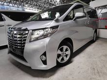 Murahnya Unreg 2016 TOYOTA ALPHARD 2.5 X Silver 8 Seater