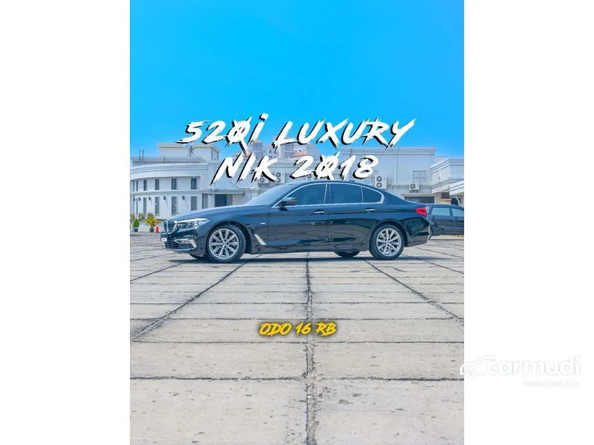 Jual Mobil BMW 520i 2018 Luxury 2.0 di DKI Jakarta Automatic Sedan Hitam Rp 448.000.000
