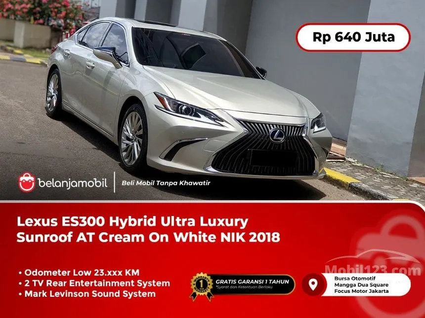 Jual Mobil Lexus ES 300h 2018 Ultra Luxury 2.5 di DKI Jakarta Automatic Sedan Coklat Rp 640.000.000