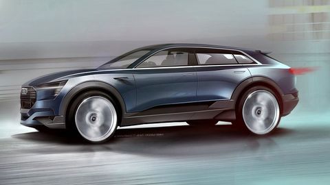 Audi Previews E-Tron Quattro Concept Ahead Of Frankfurt. Clearly The Q6?