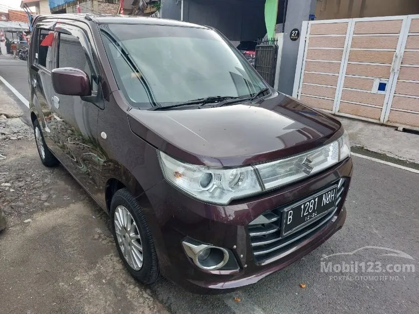 Jual Mobil Suzuki Karimun Wagon R 2014 GS Wagon R 1.0 di Banten Manual Hatchback Marun Rp 95.000.000
