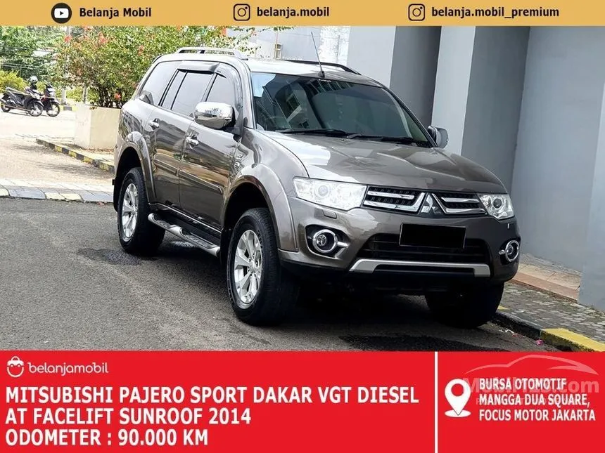 Jual Mobil Mitsubishi Pajero Sport 2014 Dakar 2.5 di DKI Jakarta Automatic SUV Coklat Rp 259.000.000