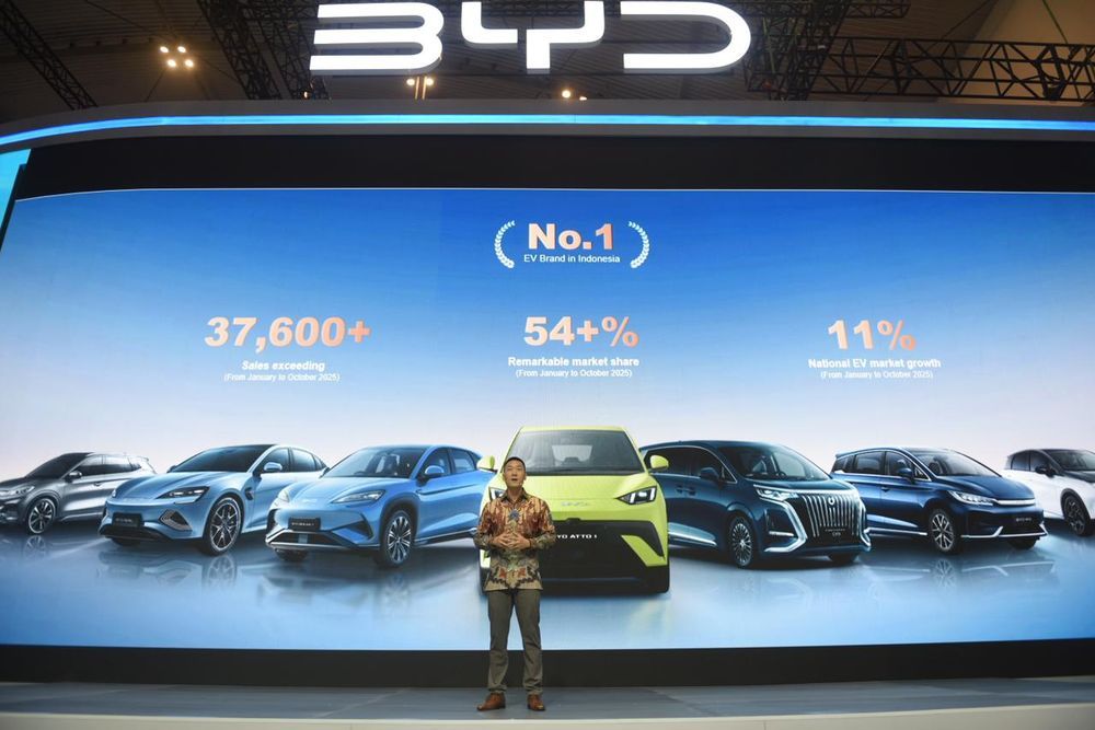 BYD Umumkan Jadi Raja EV Indonesia di GJAW 2025, Sekaligus Pamerkan Teknologi Megawatt-Charging