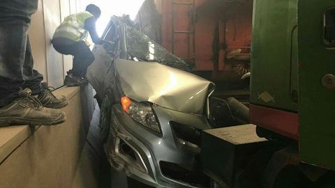 Man Suffered Minimal Injuries When Trailer Rammed Into His Car