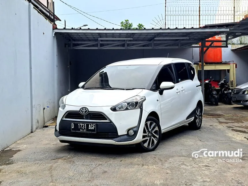 Jual Mobil Toyota Sienta 2017 V 1.5 di Jawa Barat Automatic MPV Putih Rp 169.000.000