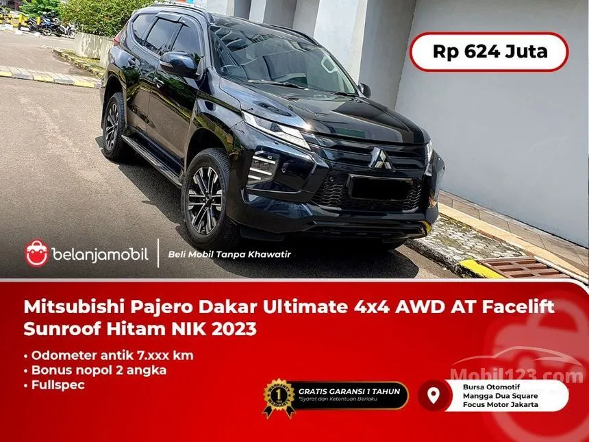 Jual Mobil Mitsubishi Pajero Sport 2023 Dakar Ultimate 4X4 2.4 di DKI Jakarta Automatic SUV Hitam Rp 624.000.000