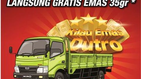 Beli Hino Dutro Gratis Emas 35 Gram